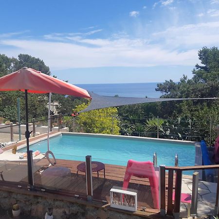 Sète Haut De Villa Au Mont St Clair Vue Exceptionnelle Mer Et Foret Terrasses, Piscine, Petanque, Solarium Prives מראה חיצוני תמונה