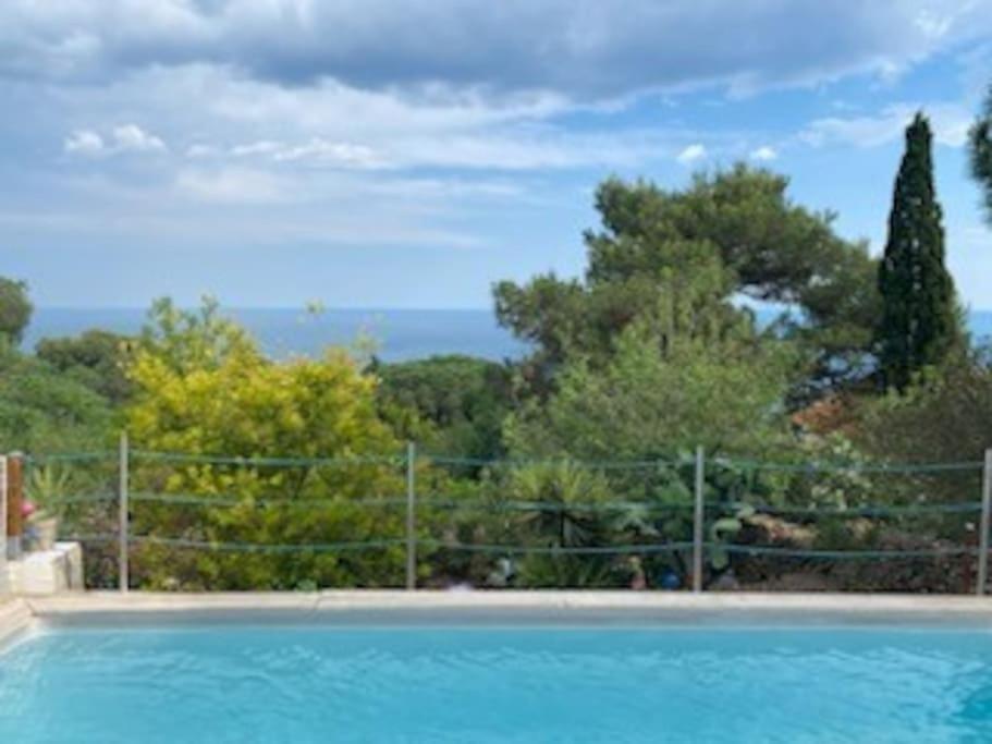 Sète Haut De Villa Au Mont St Clair Vue Exceptionnelle Mer Et Foret Terrasses, Piscine, Petanque, Solarium Prives מראה חיצוני תמונה