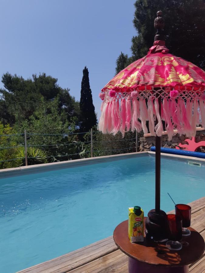 Sète Haut De Villa Au Mont St Clair Vue Exceptionnelle Mer Et Foret Terrasses, Piscine, Petanque, Solarium Prives מראה חיצוני תמונה